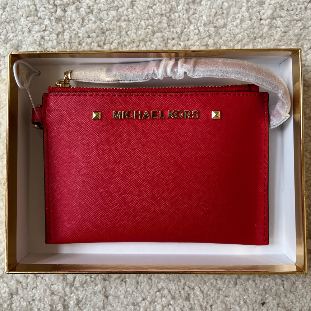 Michael Kors Red Wristlet
